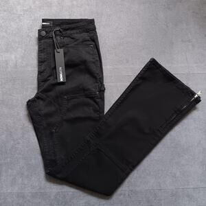 Mens Fashion Nova Carpenter Jeans SZ 30 (*31x34) Double Knee Slim Flare